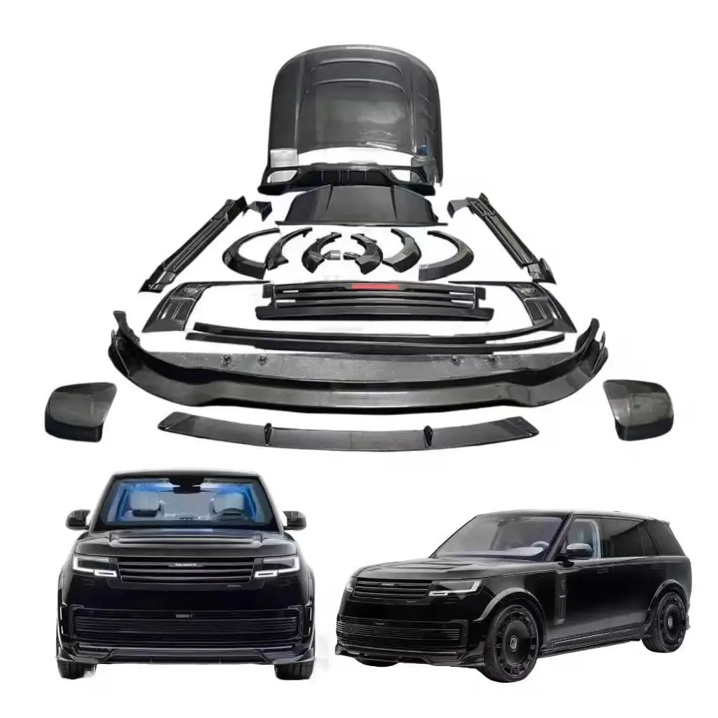Classic Car Restomod Body KitsUpgrade To MSY Style Body Kit For Range Rover Vogue Front Lip Wheel Eyebrow Sider Skirts Rear Diff