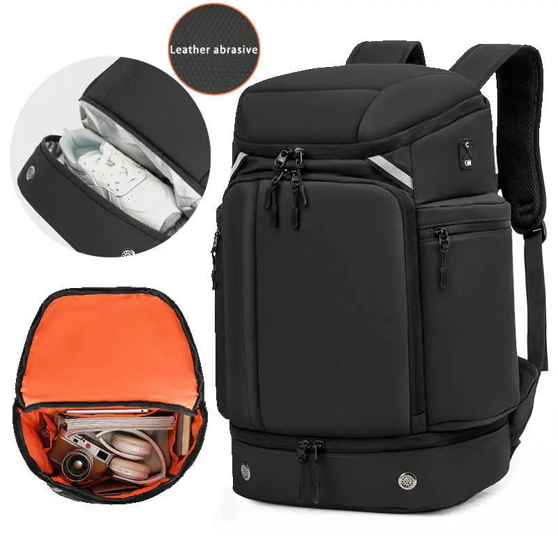 Men's Large Capacity Casual Sports Lightweight Laptop Bag Business Backpack School Bag Large-capacity Multifunctional Travel Bag