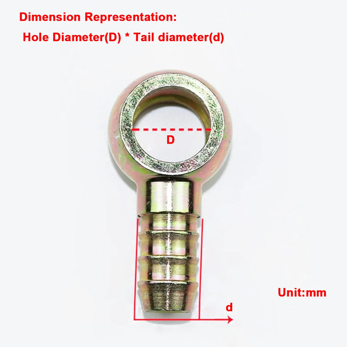 Hydraulic Ball Head Oil Pipe Hollow Screw Buckle Pressure Diesel Oil Pipeline High-pressure Hose Joint