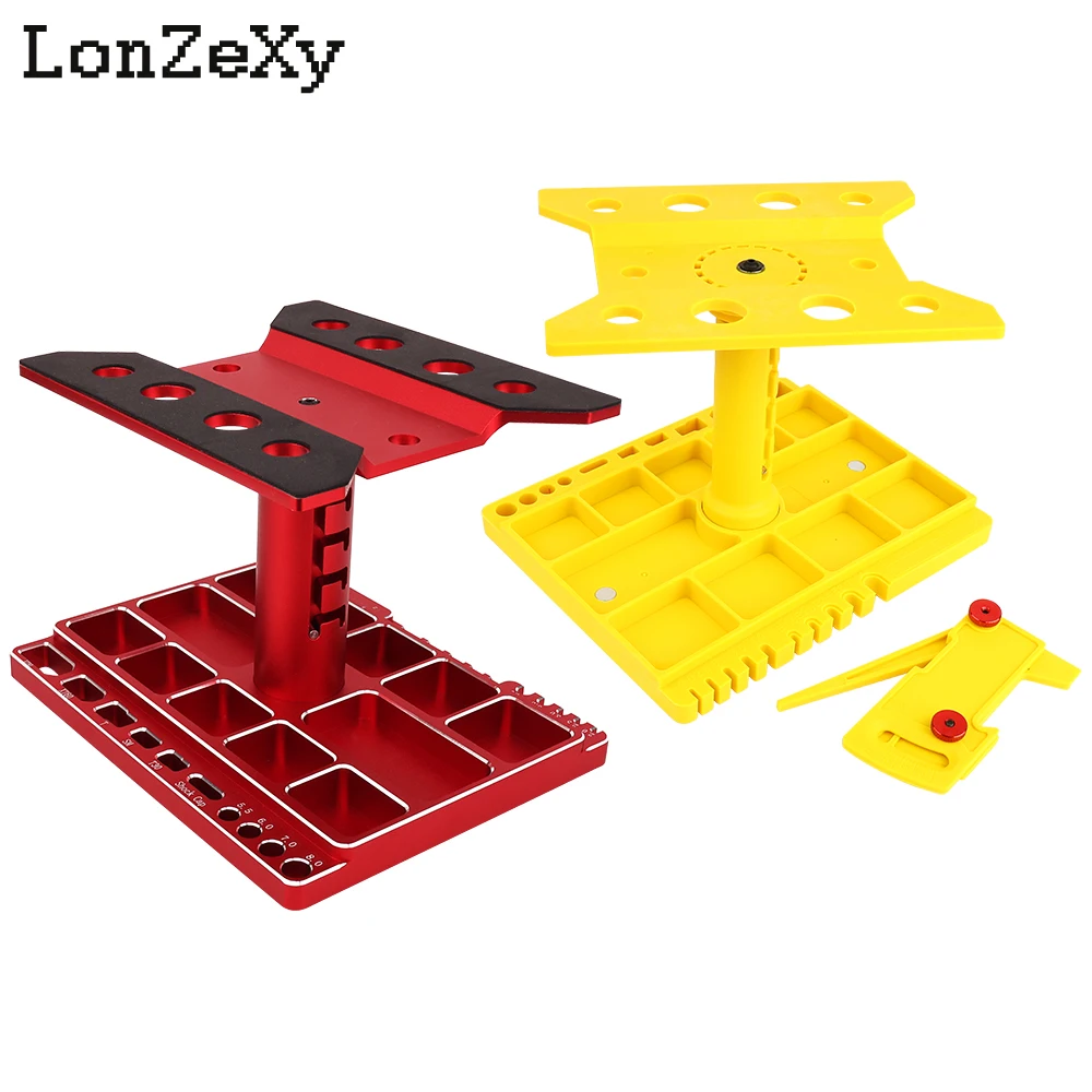 

1/16 1/14 1/12 1/10 1/8 RC Car Multifunctional Work Stand Repair Station Assembly Platform for RC Crawler Monster Truck Cars