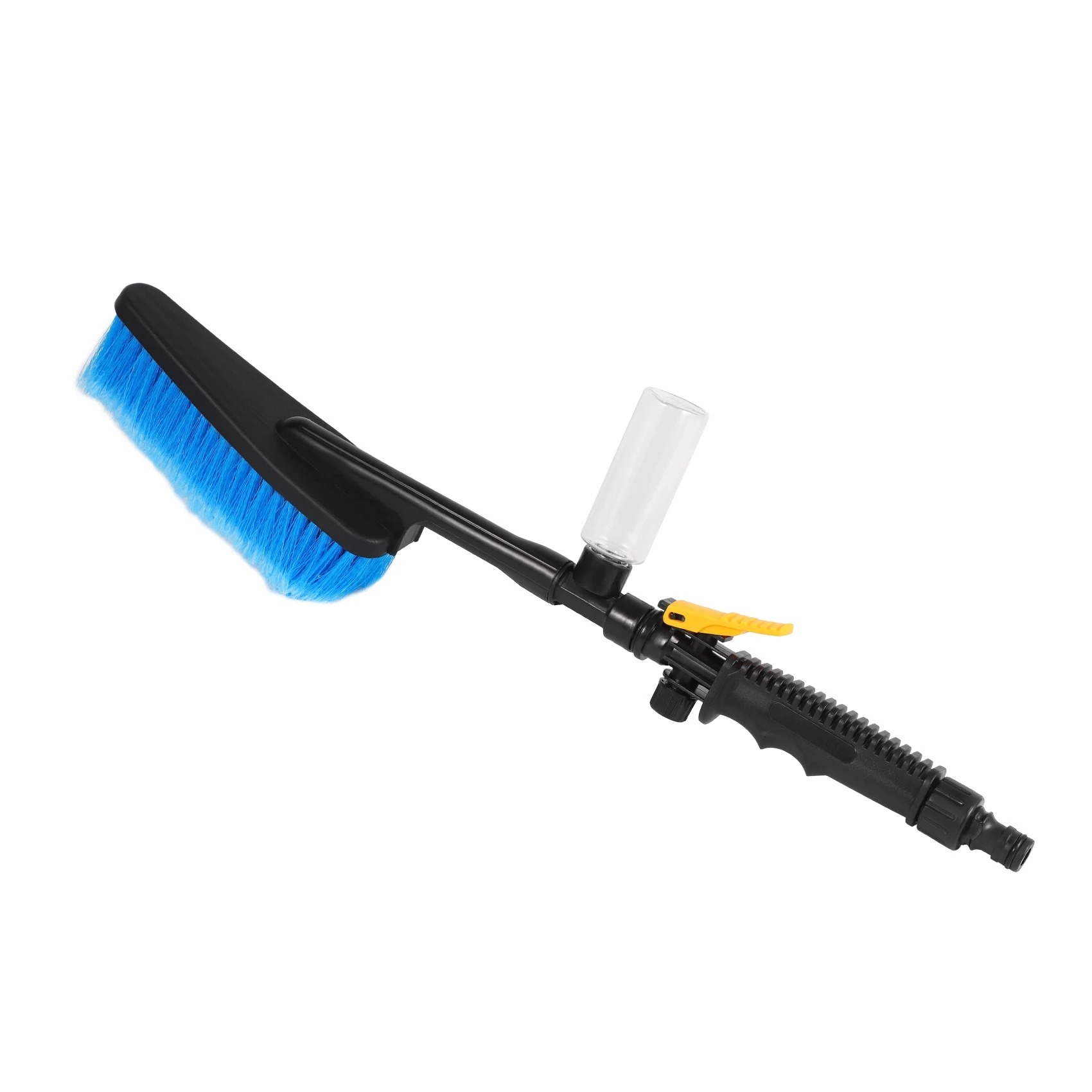 Car Wash Brush Water Spray Cleaning Tool Soft Bristle Long-handled