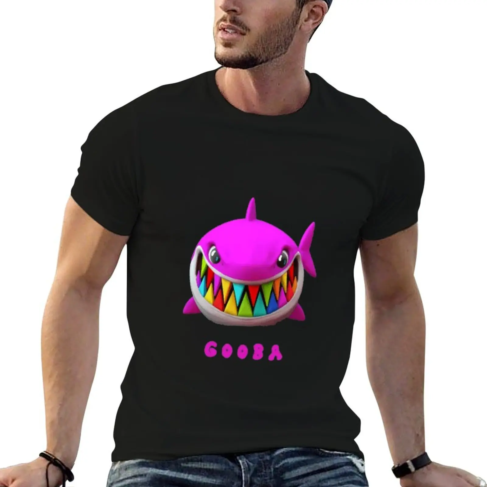 

t t shirt graphic T-Shirt gooba shirt man man 6ix9ine graphic Shark