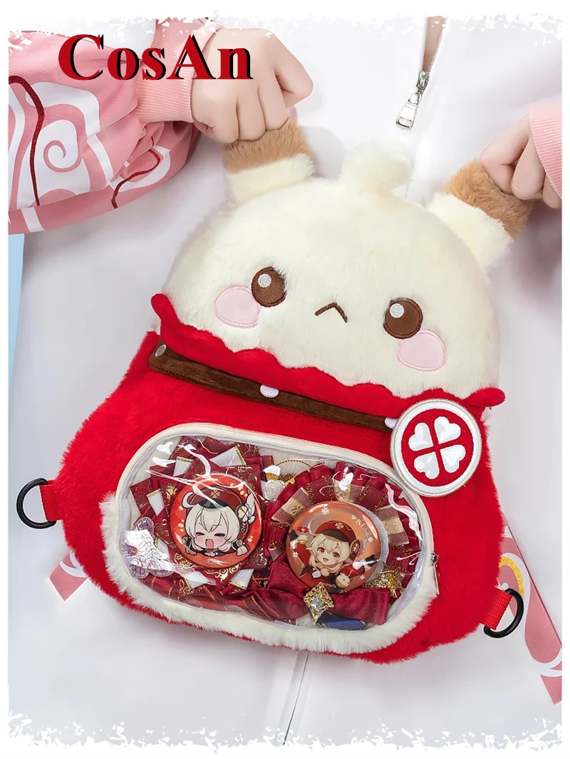 

CosAn Hot Game Genshin Impact Klee Bag Cosplay Peripheral Lovely Plush Doll Backpack Fashion Nifty Itabag Unisex Used