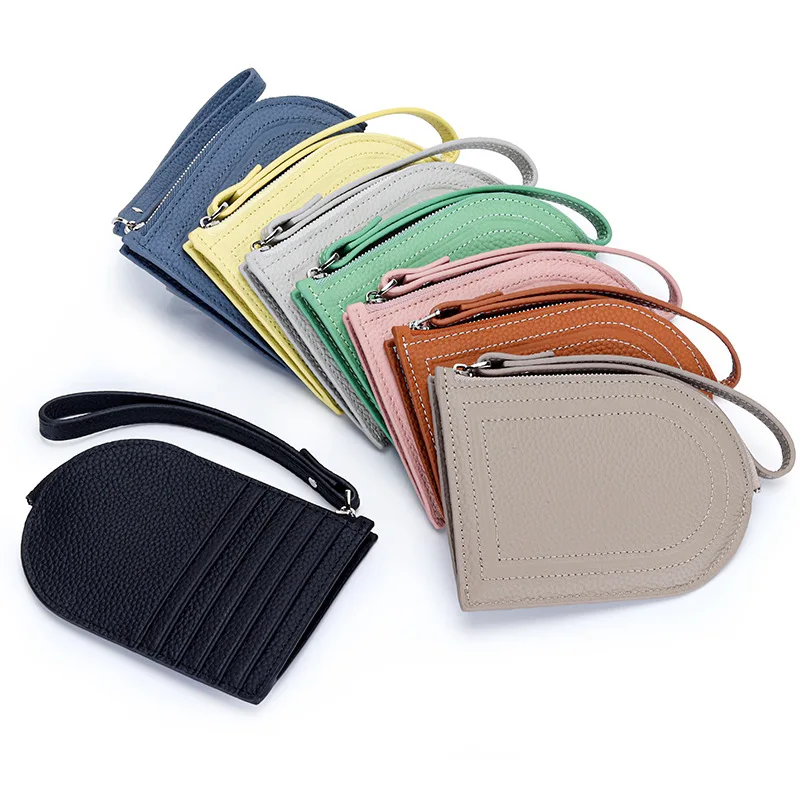 

2023 New Arrival Women's Coin Purse, Made of Genuine Leather, Ultra-thin One-piece Wallet with Multiple Card Slots and Handheld