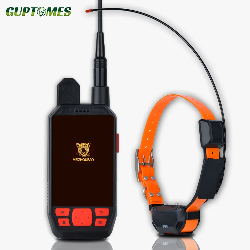 GUPTOMES 4G VHF GPS Dog Collar with Handheld Off-Grid Radio Tracking - Compass Navigation PDA Posture Bark MonitorAR