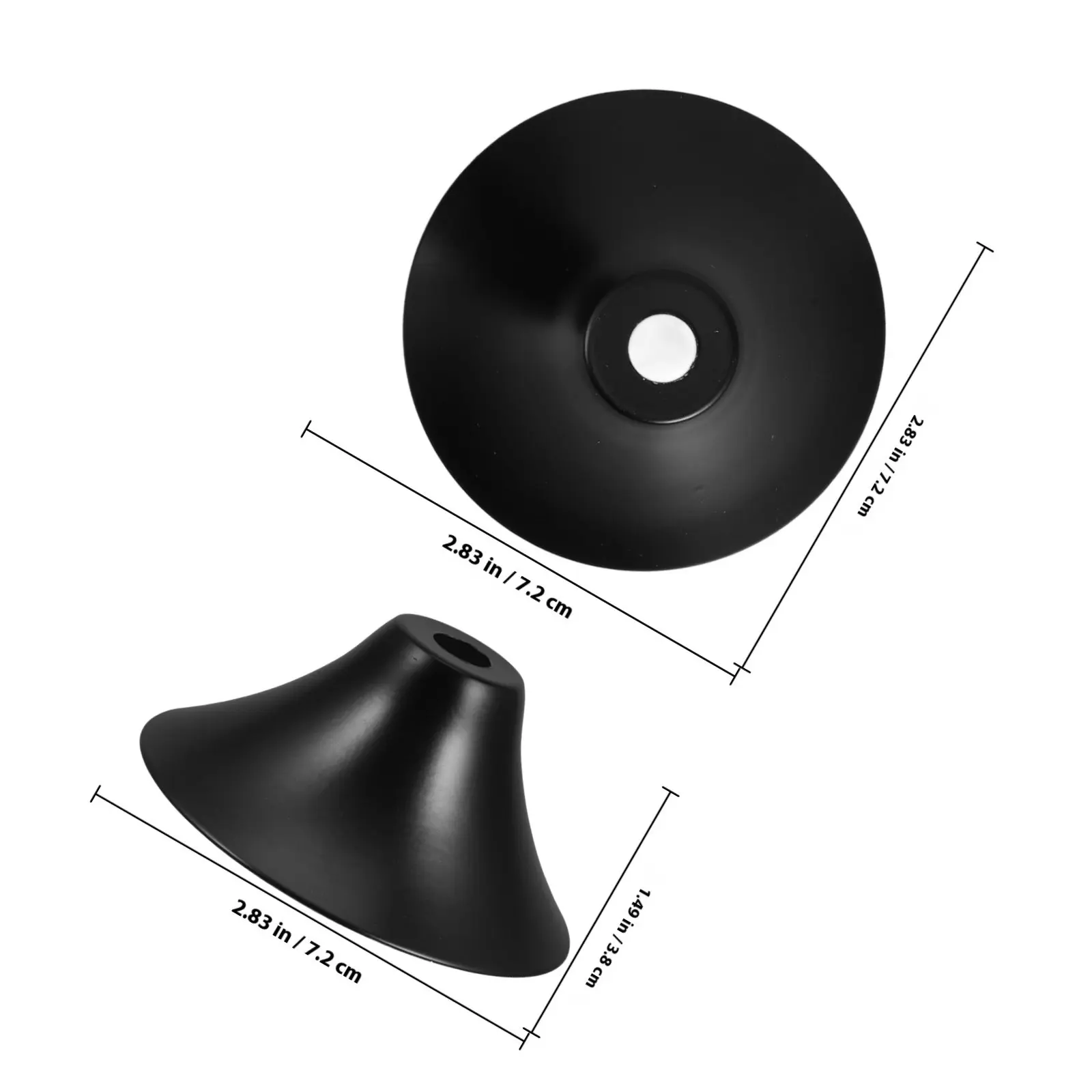 2Pcs Retro Speaker Wall Light Holder Cup Metal Lamp Holder Cups Versatile DIY Replacement for Home Bar Floor Lighting