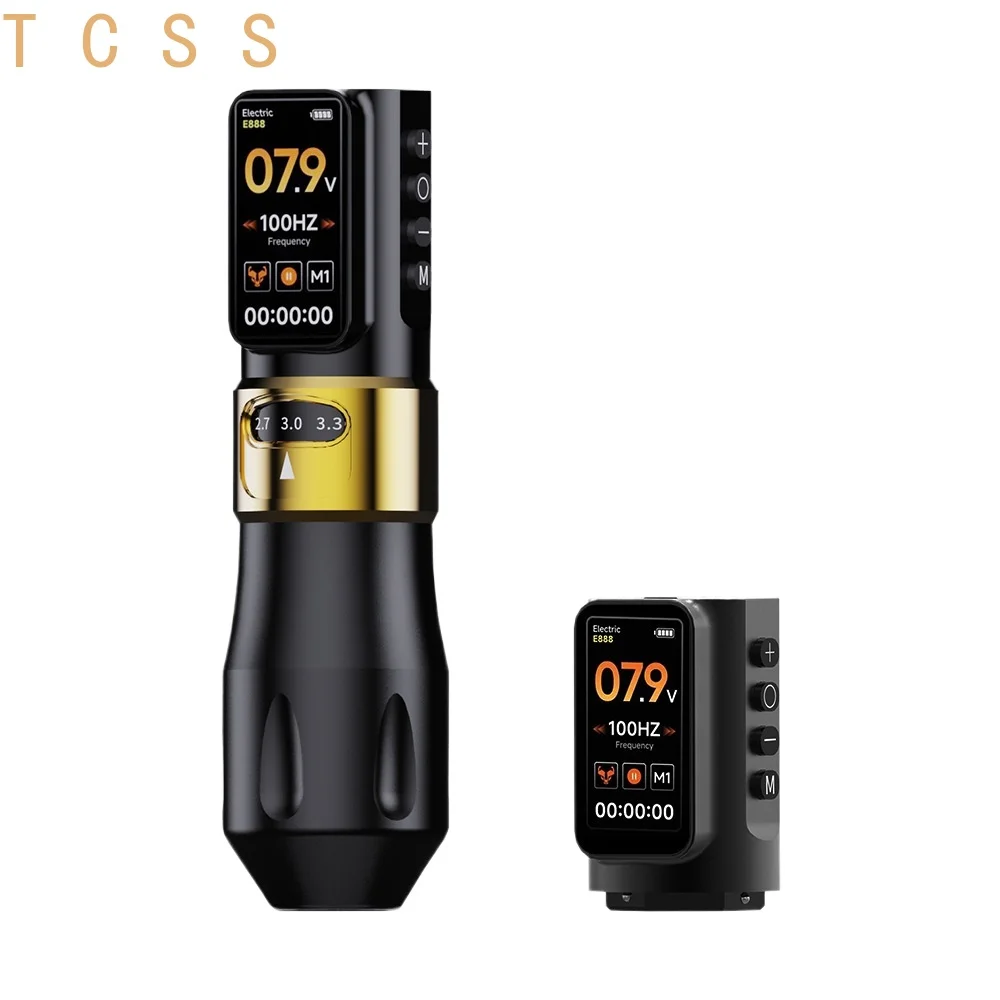 Wireless Tattoo Battery Pen Liner Shader Eyebrow PMU All-in-One Machine Rechargeable Rotary Coreless Motor Professional Kit Lips