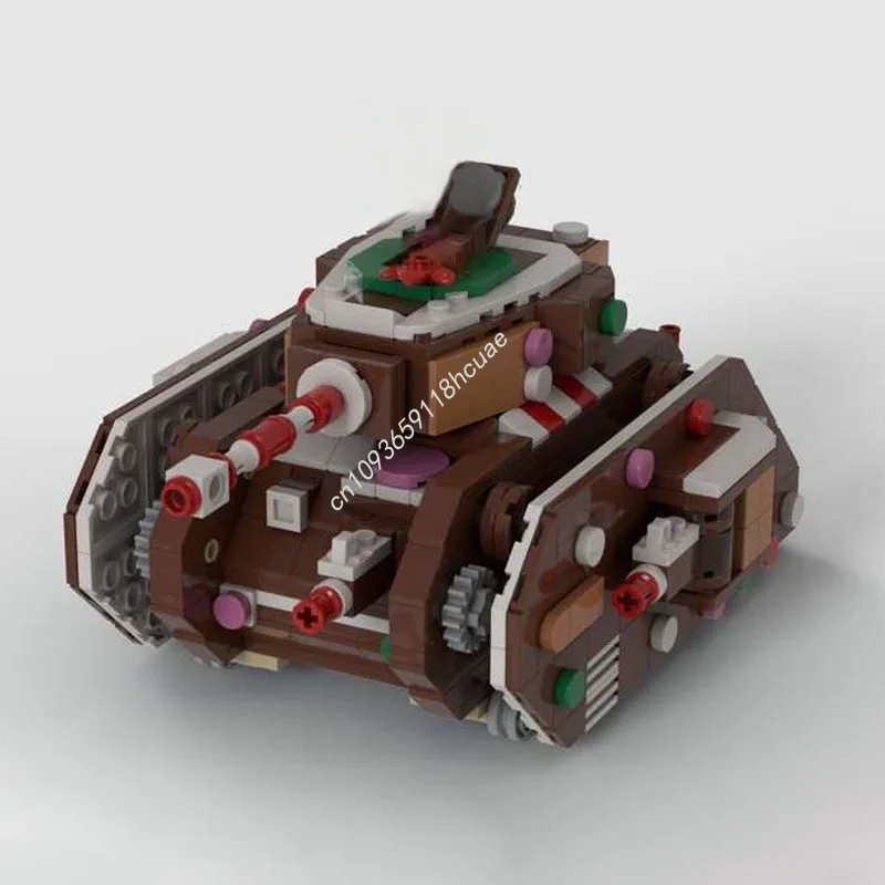 

666 шт. пряник Леман Рассс танк модель строительные блоки Diy творческое образование сборка игрушки для детей рождественские подарки