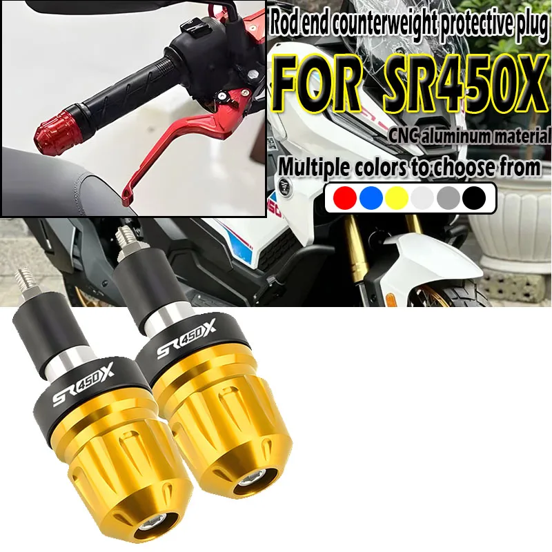 For VOGE SR450X SR 450X SR450 X  Motorcycle Handlebar Grips Handle Bar Cap End Plugs Counterweight Cap Protective accessories
