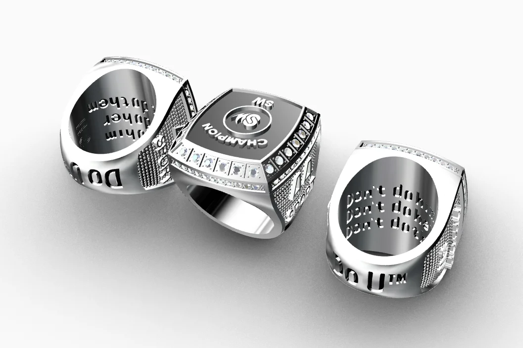 Imagem -05 - Escola Classe College Champions Sports Ring Beisebol Futebol Boxe Campeonato Design Personalizado Seu Próprio Barato