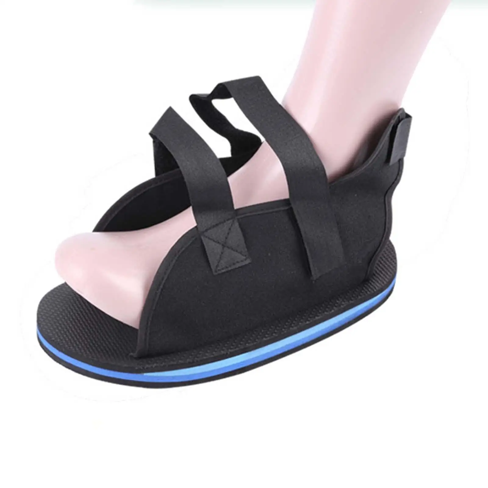 Cast Shoe Foot Protection Wide Wear Resistant Open Toe Adjustable Stable Ankle Joints Cast Boot Post OP Shoe Walking Shoe