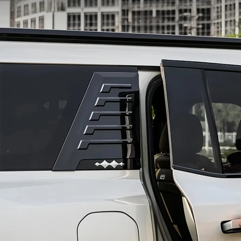 

Автомобильные декоративные наклейки на C-стойку, пригодные для BYD Leopard 8 2024 2025, автоматическая задняя оконная стойка C-pillar, яркая черная защитная наклейка на панель