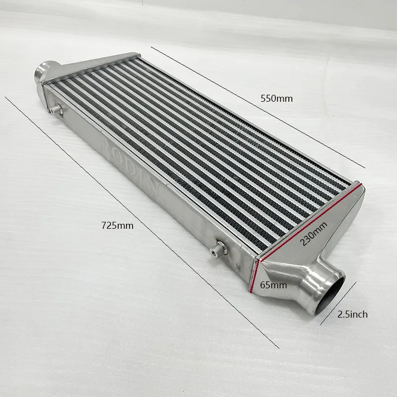 Front Mount intercooler Universele Turbo Intercooler voor Audi Jetta Inlaat 2.5"/65mm OD=2/2.5/3.0 inch voor BMW voor VW voor Golf
