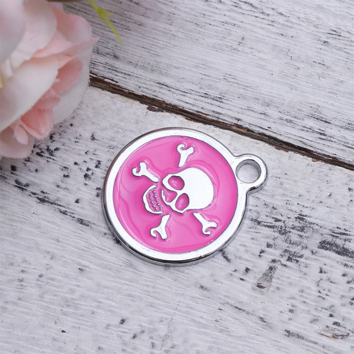 

Skull Key Chain 25 Mm Metal Decor Premium Material Hanging Keychain Bag Backpack Decoration Durable Practical Gift Idea