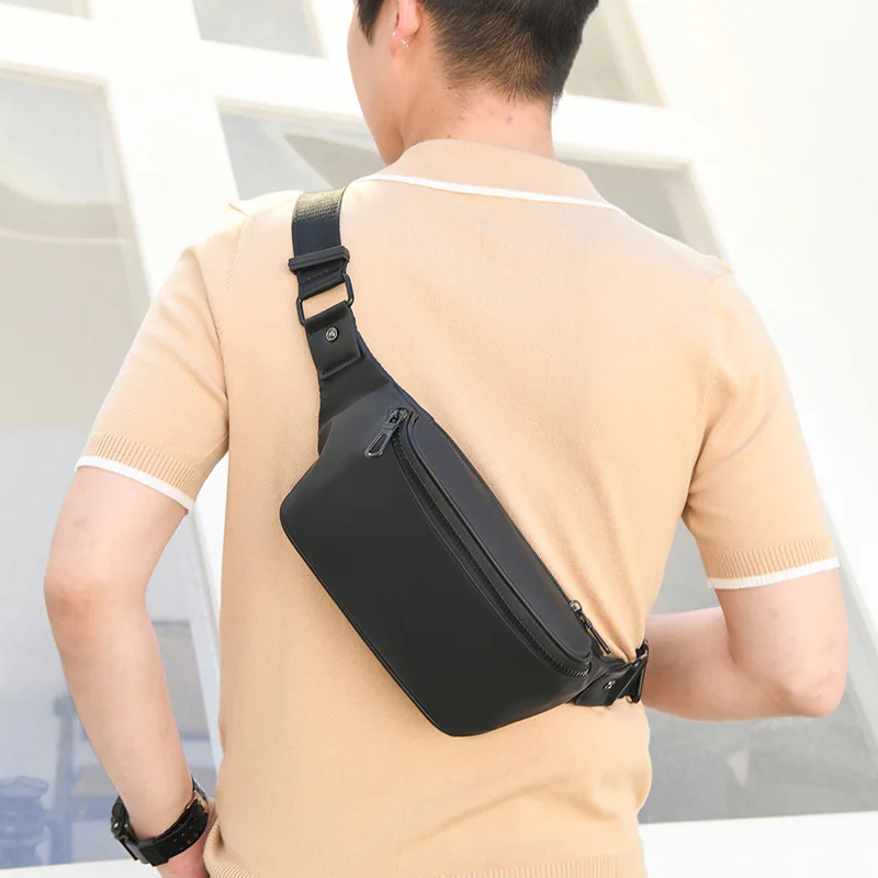 

Men Waist Bag High Quality Man Shoulder Crossbody Belt Pouch 2025 Japanese Chest Bags Waterproof Male Fanny Pack Husband Travel