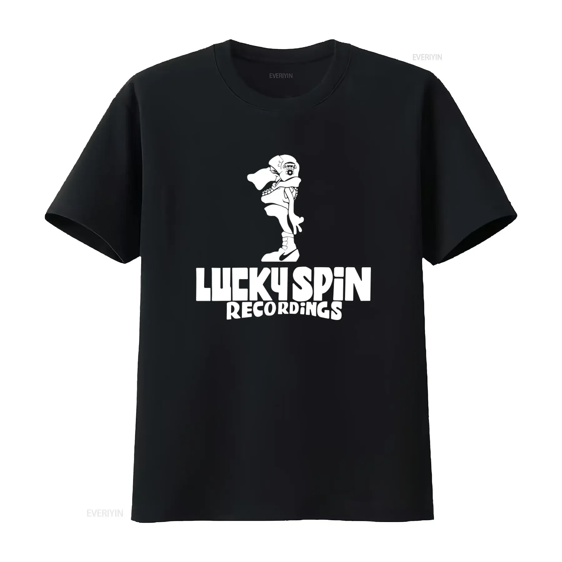 Lucky Spin Recordings Vintage 1993 Jungle Hardcore Music DJ Rave Men's Classic T Shirt vintage Washed designer clothes Slightly