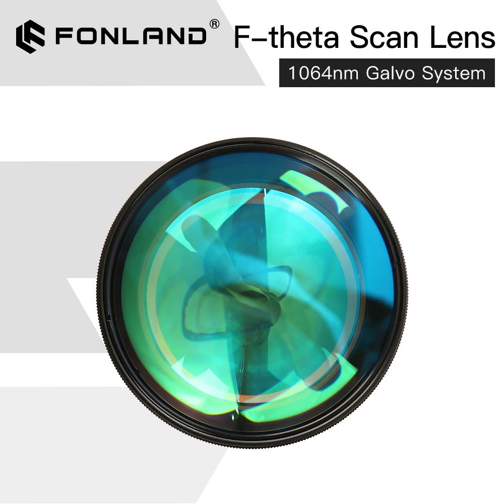 Imagem -02 - F-theta Scan Lens para Yag Optical Fiber Field Lens Laser Marking Machine Parts 1064nm 50x50300x300 mm F63420 mm