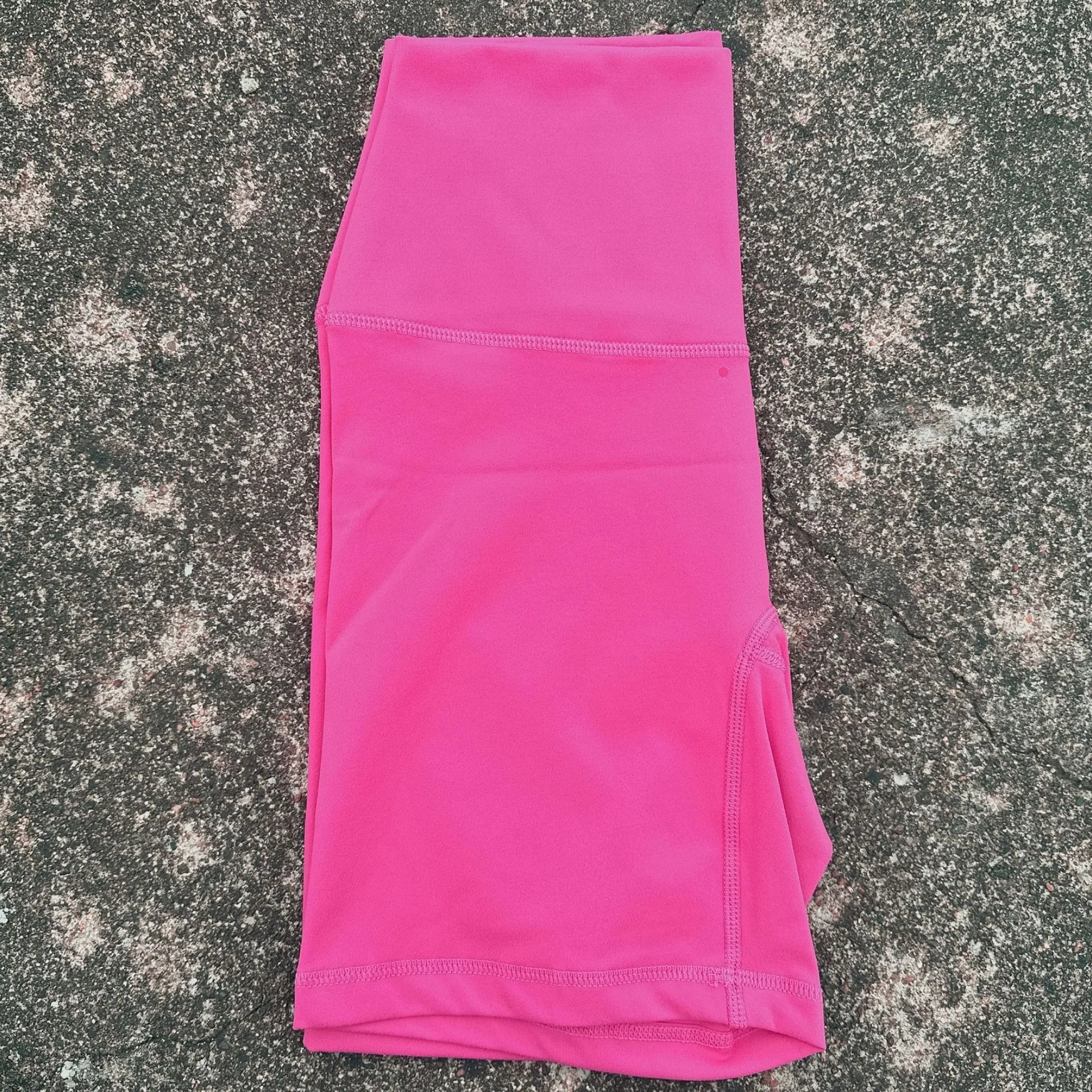 Einfarbig Radfahren Damen Sport Yoga Kurze Leggings Kompressionsunterstützung Schweiß-Weiden Umfassendes Training Joggen Innentasche – Detail 5