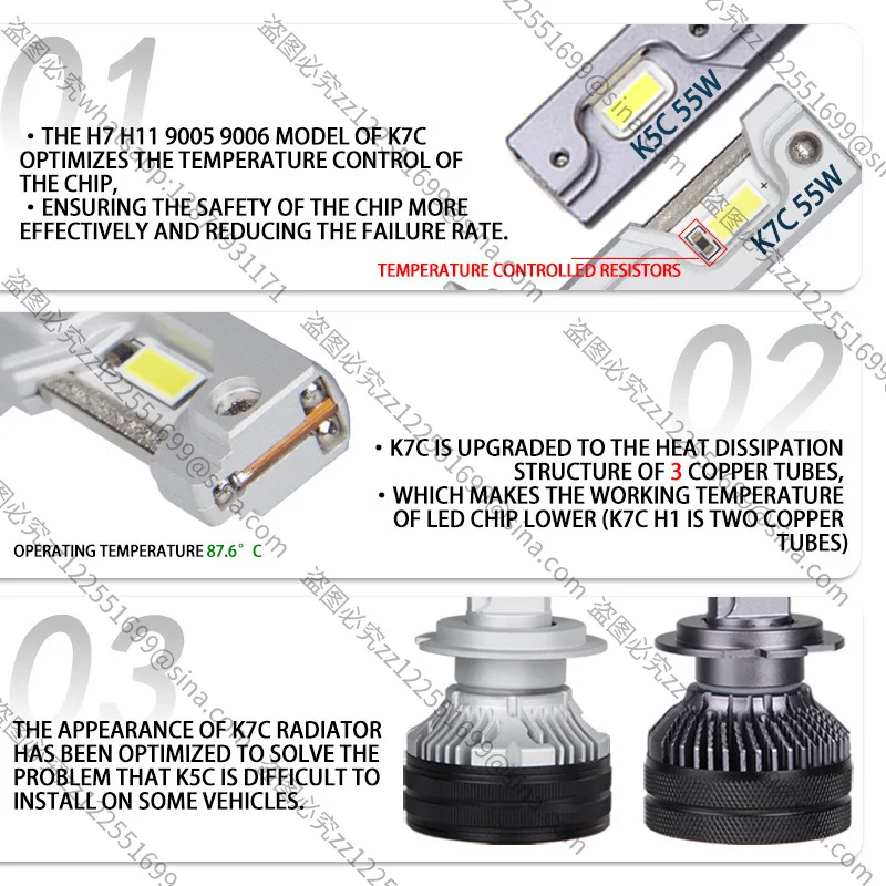 For K7C 4300K H7 H4… - image