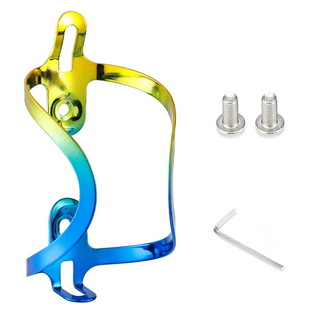Cycling Bottle Cage Aluminum Material with Compact Dimensions 15x8x8cm and Secure 360 Degree Bottle Holding Design