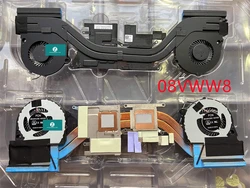 FOR Dell Inspiron G5 5587 G7 7588 7577 Dual Cooling Fan Plus Heatsink 08VWW8 0X73F9 07CJF8 02JJCP 04MR2Y