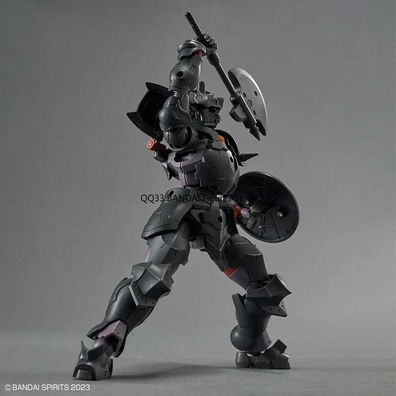 BANDAI Original 30 MINUTES FANTASY ROSAN FIGHTER Axe Armored Warrior Anime Action Figure Assembly Model Hobbies Collectible