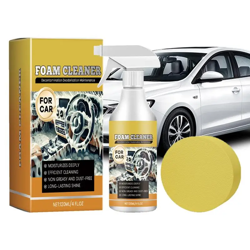 For Common Use Car Interior Cleaner Car Carpet Foam Cleaner Multi-Purpose Car Interior Cleaner Powerful Cleaning Spray For Seat