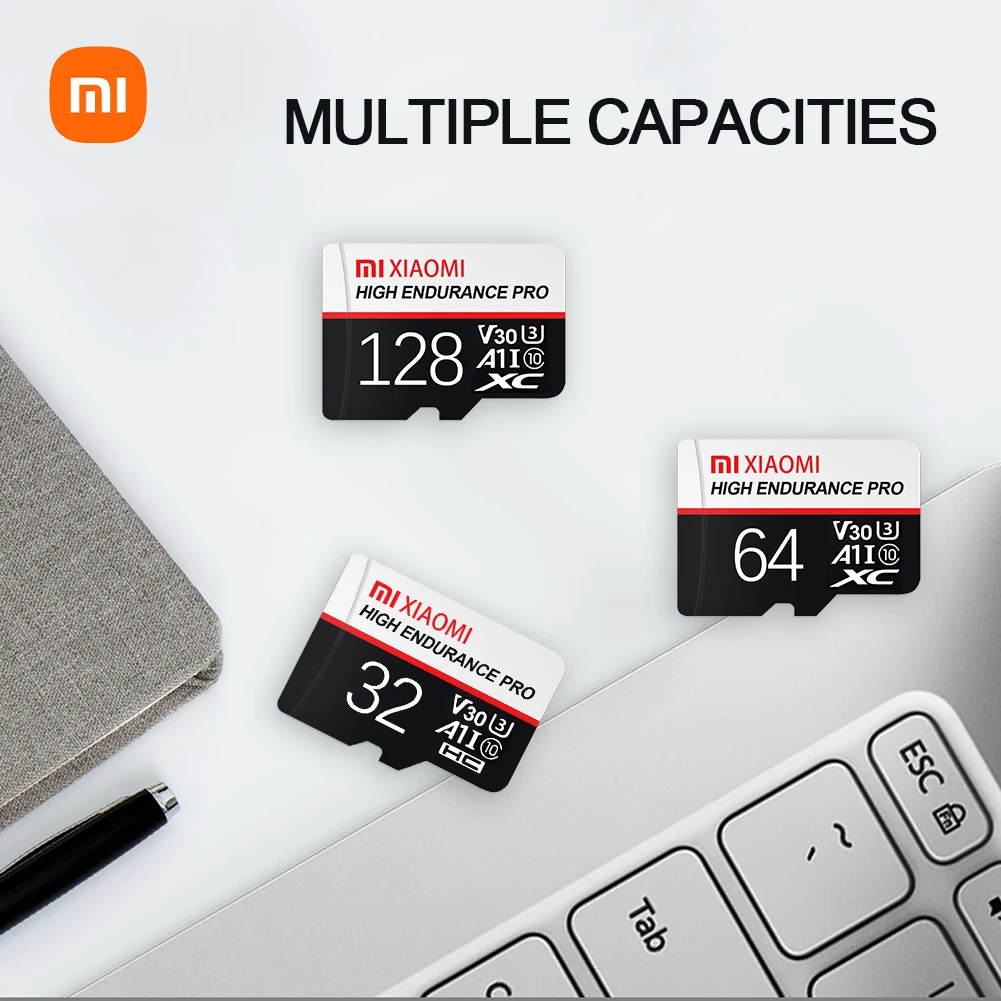 Scheda di memoria originale Xiaomi 2TB 128GB Classe 10 V60 Scheda TF Scheda Micro SD da 1TB 512GB 256GB A2 U3 Micro Card Scheda TF ad alta velocità da 2TB