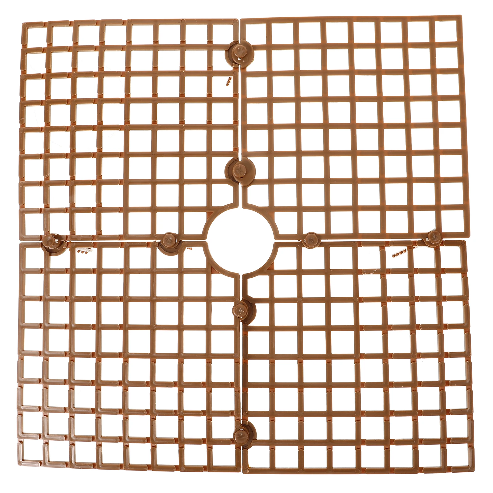 

Plant Pot Grid Cover Flower Soil Protector For Cats Dogs Durable Lightweight Decor Moss Pole Plastic