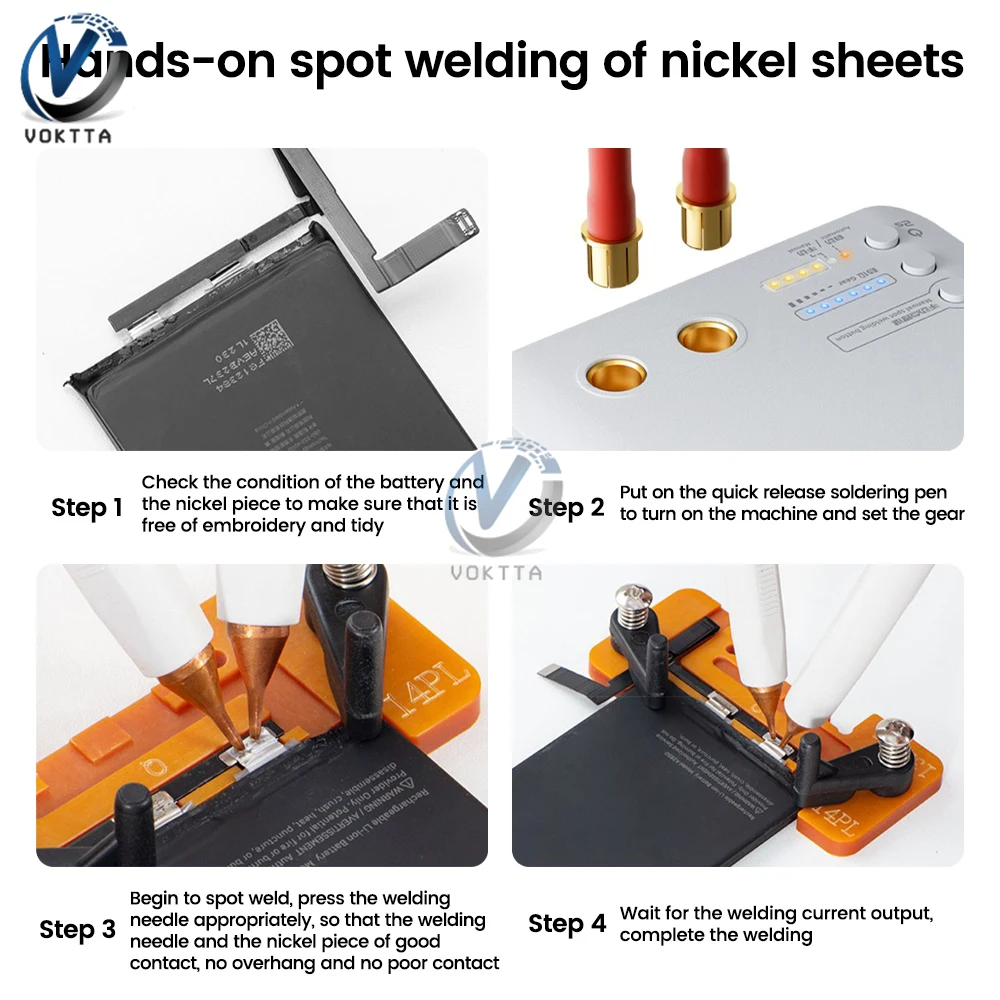 DIY Spot Welder Portable USB Spot Welding Machine For iPhone Battery Flex Cable 18650 Battery Spot Welders Soldering Repair Tool