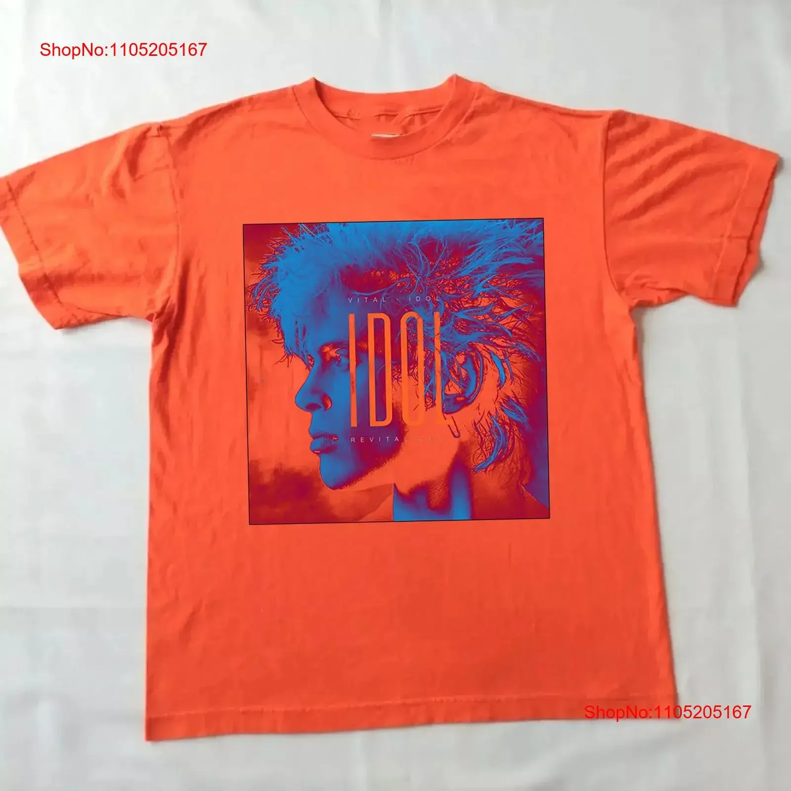 

Billy Idol VITAL REVITALIZED T Shirt Full Size S 5XL vintage Washed Versatile Stretched fashion graphic streetwear homme
