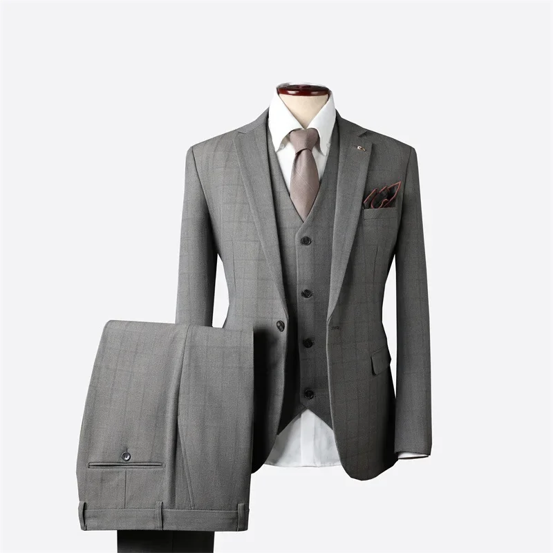 Costumes d'affaires de mariage personnalisés pour hommes, olympiques formels, GroomTime, neufs, 45