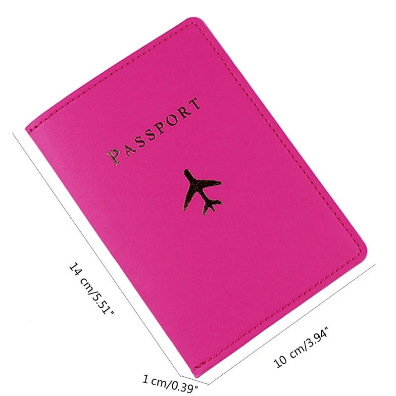 Document Travel Passport Cover Case Passport Holder Credit Card Holder Ticket Storage Pocket for Men Women