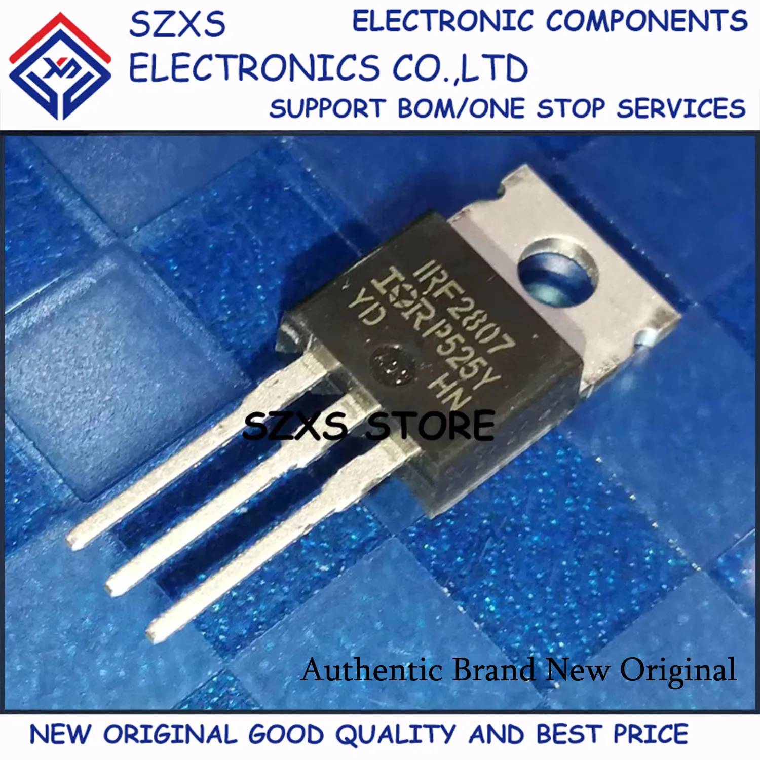 New Original 10Pcs IRF2807 IRF2807PBF TO-220 75V 82A MOSFET Transistor In Stock Electronic Components Good Quality