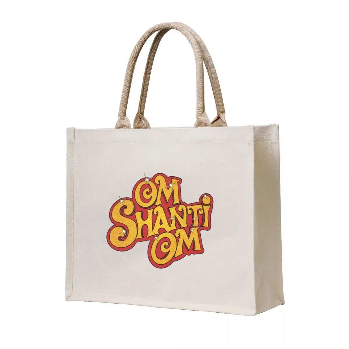 

Om Shanti Om Tote Bag university shopper bag Canvas bag Custom