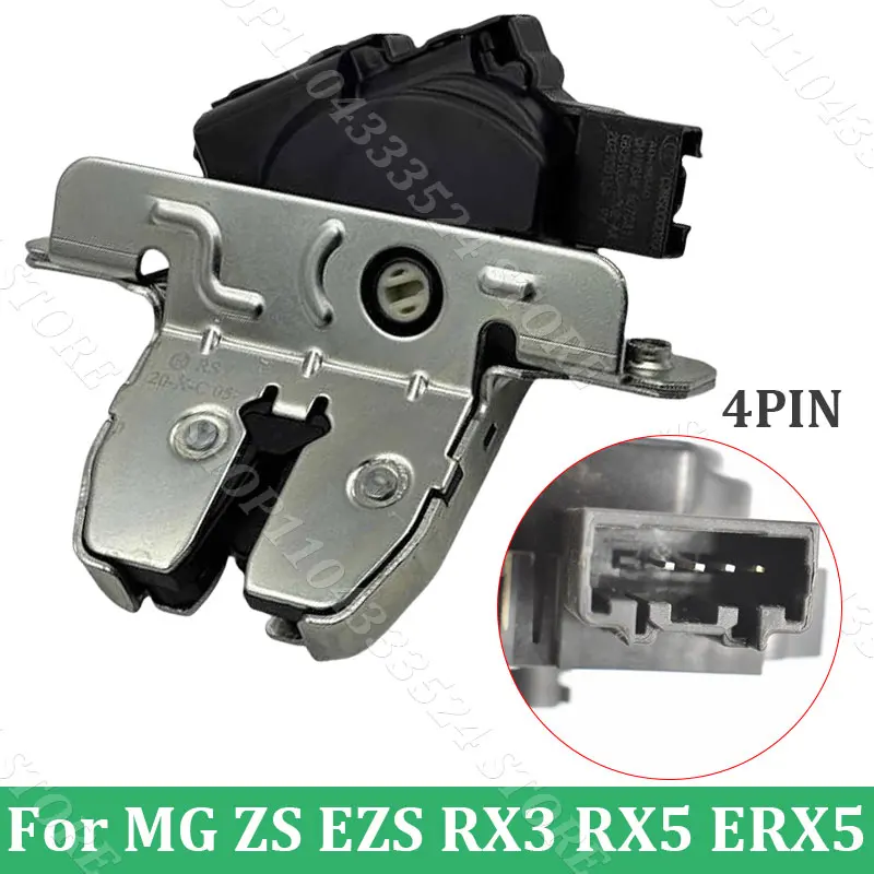 Trunk Lock Tailgate Boot Lid Lock  Manual 4 Pins For MG ZS EZS RX3 RX5 ERX5 10297118/10459738