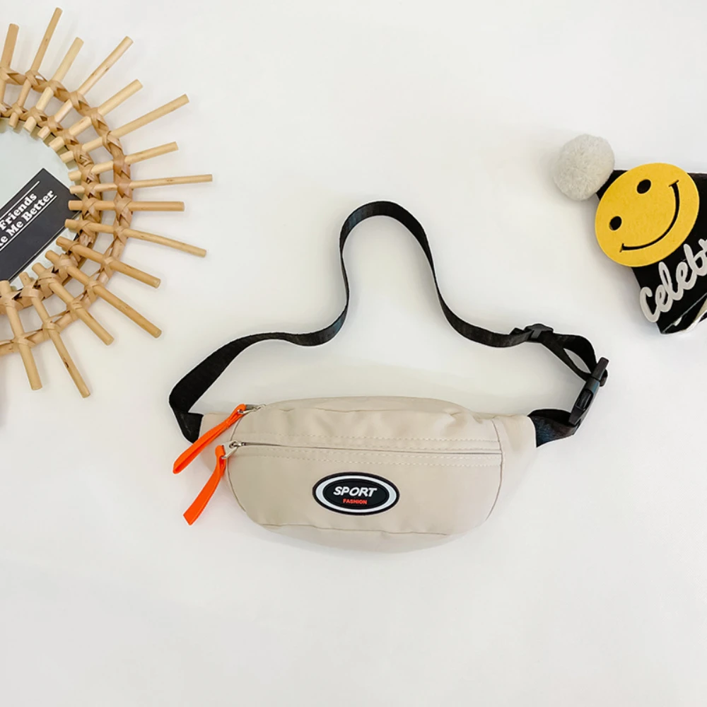 Children's chest bag, boys' cool and fashionable crossbody bag, simple and individual, Korean style Harajuku style popular trave