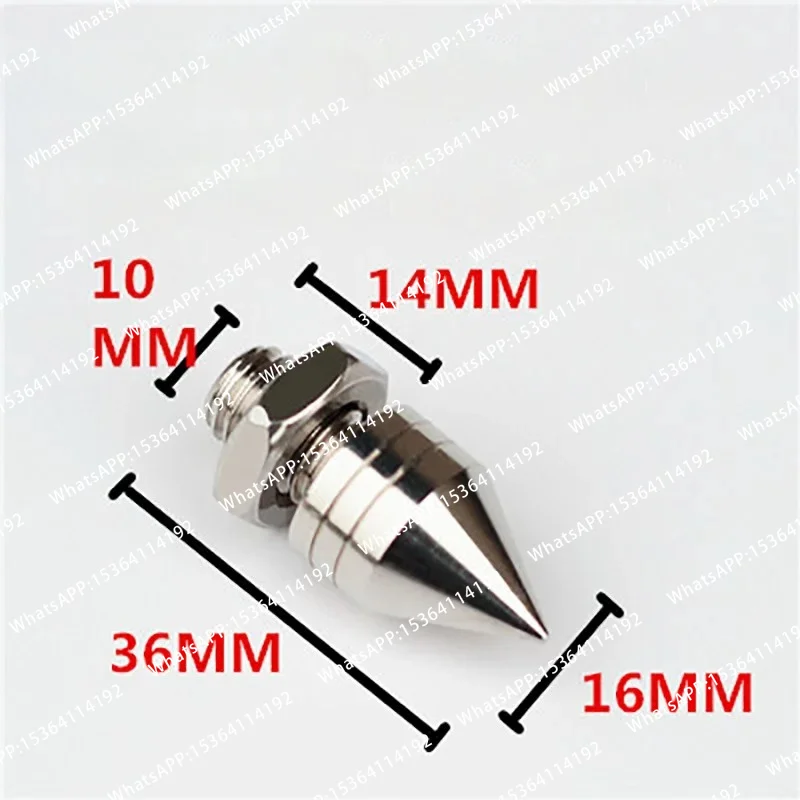 4 Pcs 304 Stainless Steel Speaker Spikes CD Amplifier Turntable Pad Stand Feet loudspeaker box Spikes Cone Floor Foot Nail