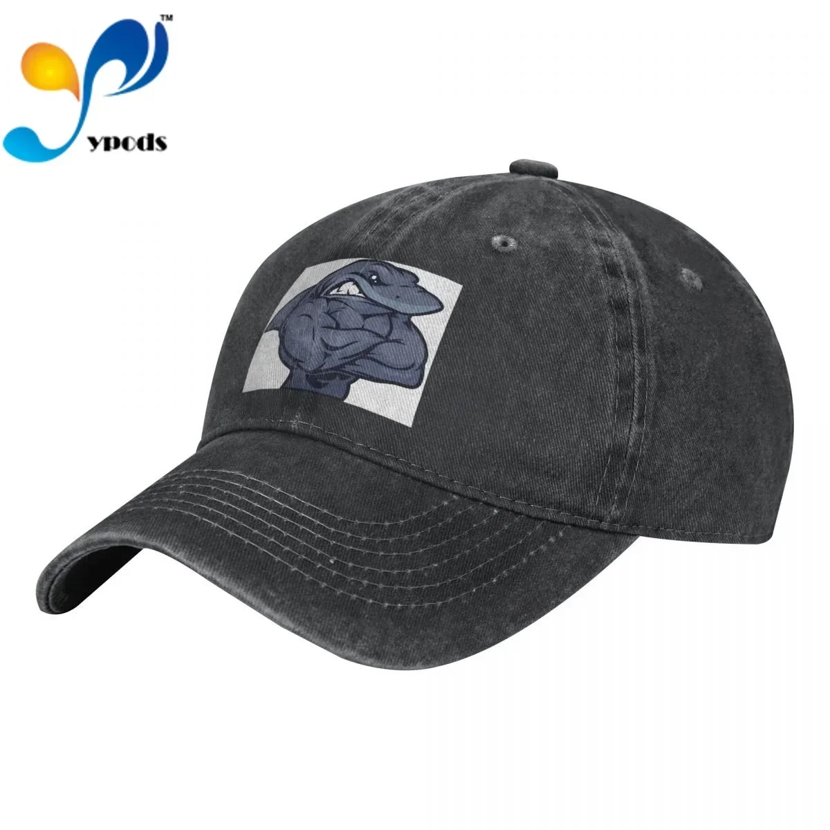 العلامة التجارية الجديدة أنيمي العضلات أسماك القرش الكرتون أنماط Snapback قبعة قيعة بيسبول صغيرة الرجال النساء أبي قبعة شاحنة