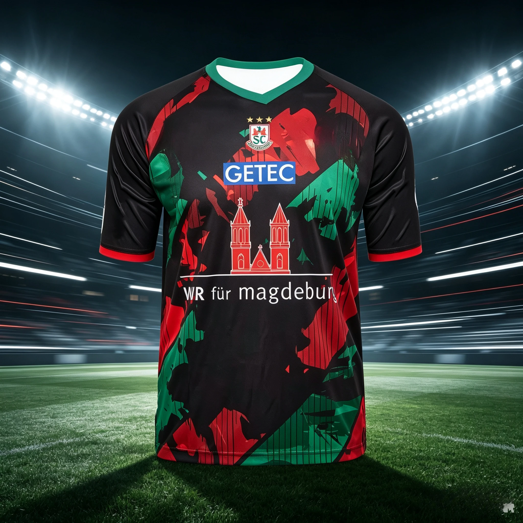 2026 Herren SC Magdeburg Handballtrikot Jugend Kinder Sportbekleidung Übergroßes Trainings-Handballtrikot Atmungsaktives Unisex-Jersey-T-Shirt