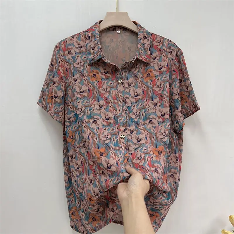 

Новая летняя универсальная футболка 2025 года для женщин среднего возраста: дышащая и комфортная, из полиэстера...