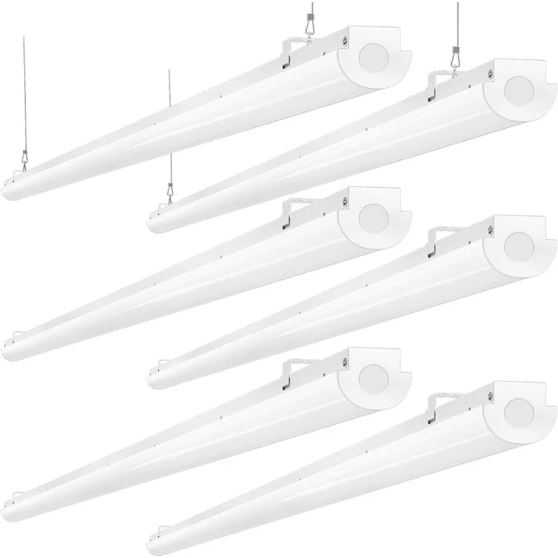 

ANTLUX 8FT LED Shop Lights 110W Strip Lights [6-lamp T8 Fluorescent Equiv.], 12000LM, 5000K, Compact Commercial 8 Foot