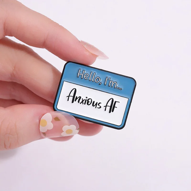 Stamp Ticket Collection Enamel Pins Small Encourage Phrases Brooches Lapel Badges Cartoon Funny Jewelry Gift for Friend Students