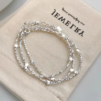 銀星手鍊 女士小眾輕奢疊戴珠寶 6 最佳銷售 手鐲 Y2K - №5