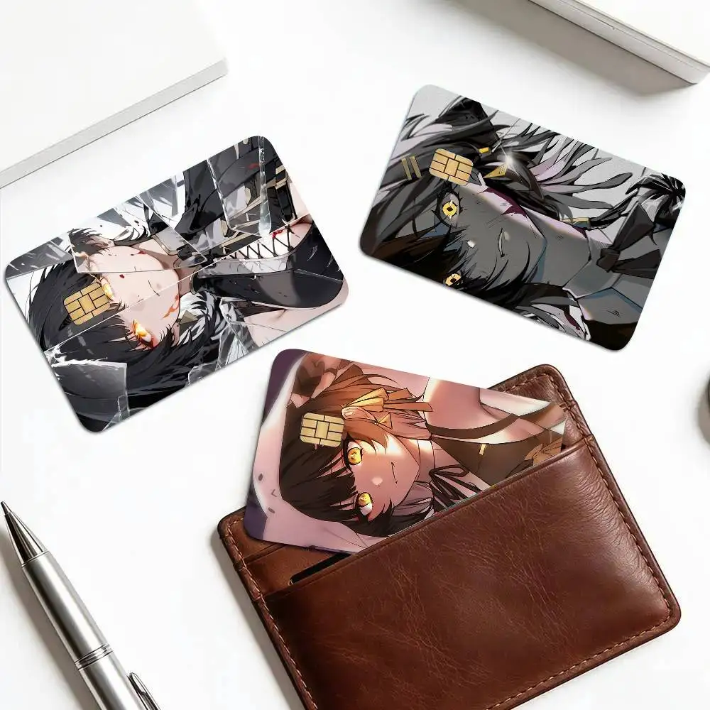 Rover Anime Game W-Wuthering Waves Art Print Credit Card Skin Waterproof PVC Bank Card Decal