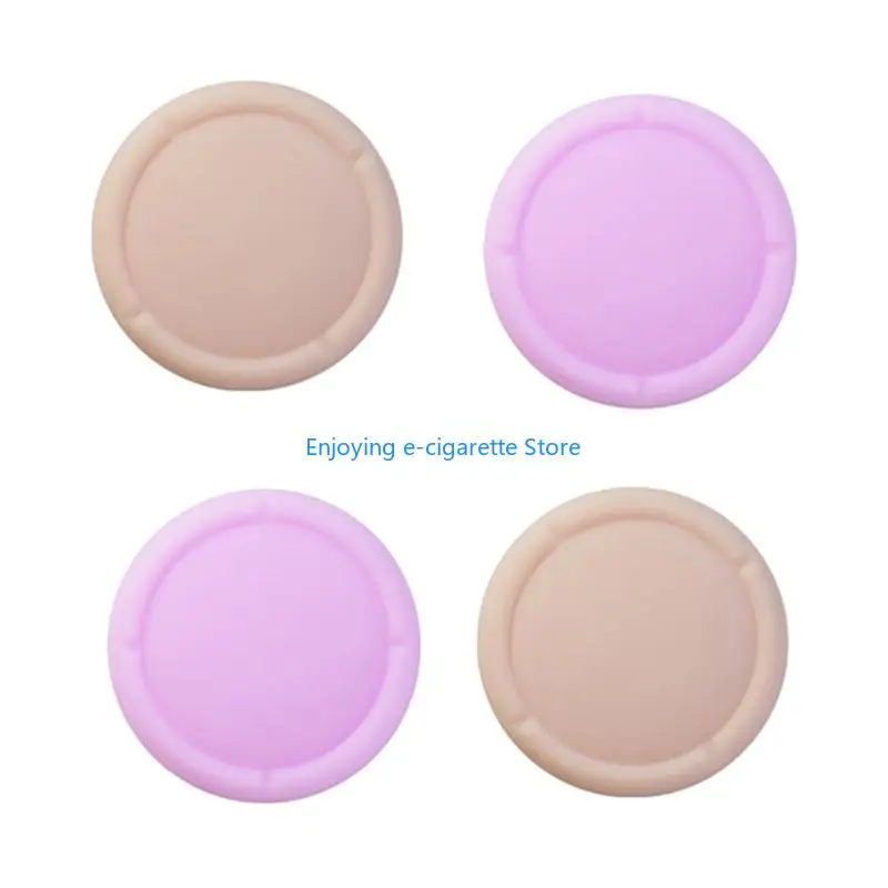 Thin Thumb Grip Covers for NS2 Gaming Controllers, Injection-Molded Silicone with Textured Thumb Contact Area, 4pcs Pack Y4QF