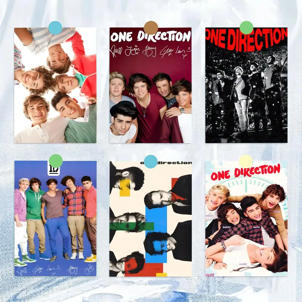 Music O-One Direction British Pop Boy Band Poster HD Wall Decor for Bedroom Living Room Dorm Bar Cafe Office Gift