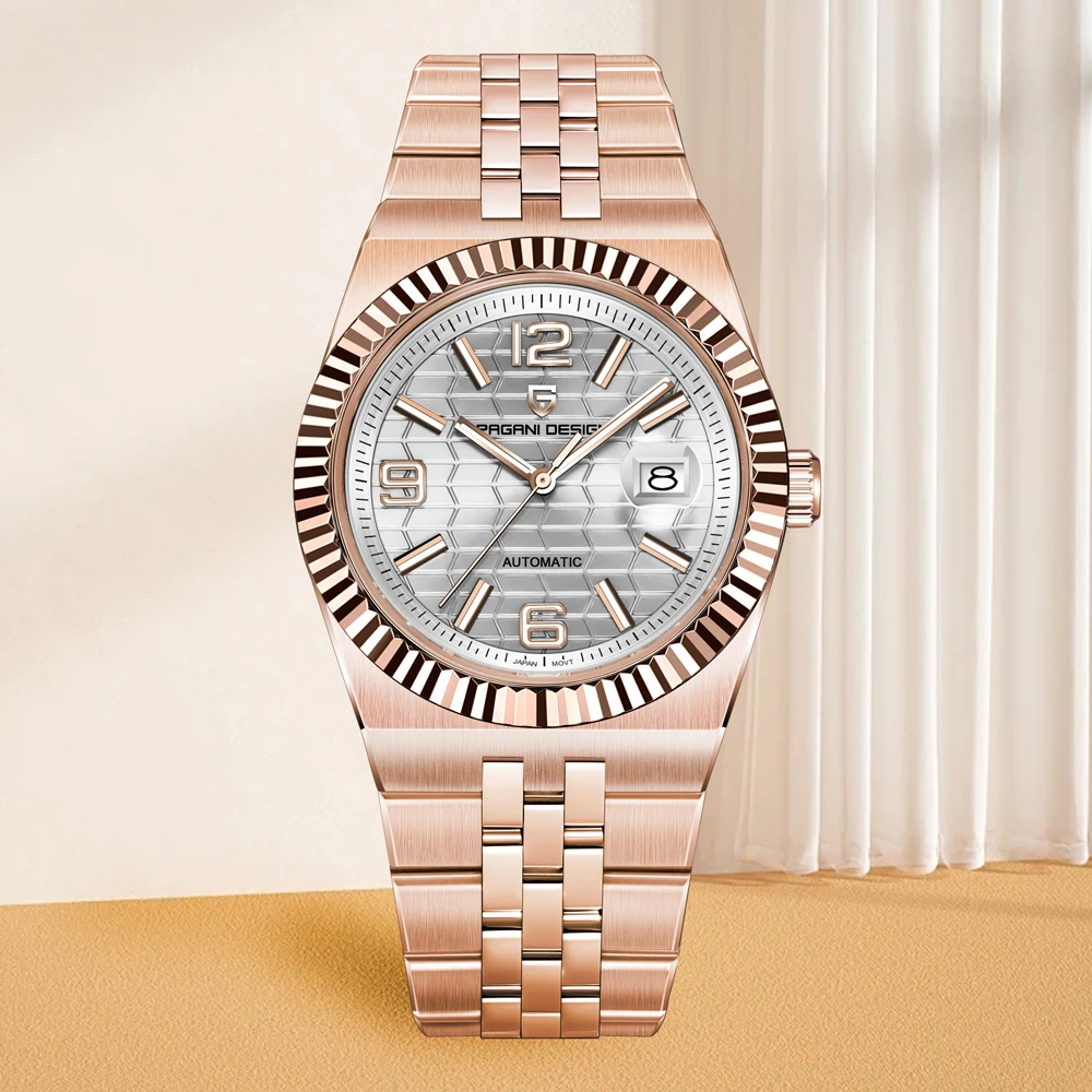 

PAGANI DESIGN 2025 new men's watch 8215 movement luxury retro mechanical watch men's gift sapphire glass waterproof men's watch