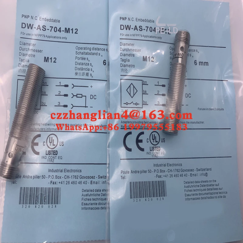 Sensori metallici originali DW-AS-703-M12 DW-AS-704-M12
