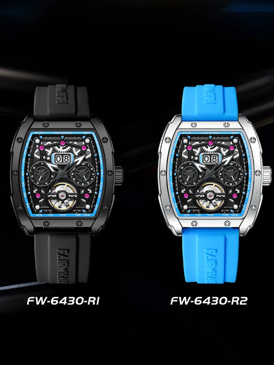 

41MM Watches For Man Automatic Watch Luxury Watch Install Automatic Mechanical Movement Transparent Back Cover Sports Wristwatch